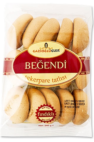Gazioğlu Üçler Beğendi Fındıklı Şekerpare 240 Gr X 3 Adet