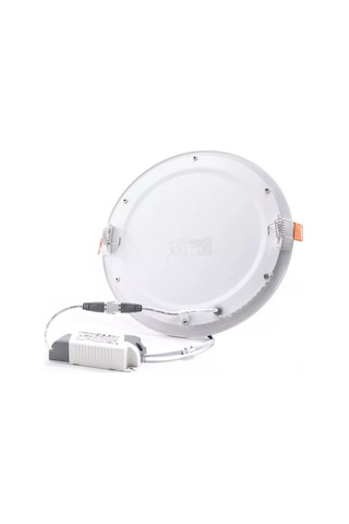 Alles 18w Beyaz 6500k Sıva Altı Yuvarlak Led Panel Beyaz