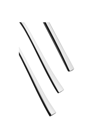 İnci 6 Kişilik 18 Parça Tatlı Çatal Kaşık Bıçak Takımı Metal