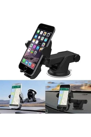 Long Neck One Touch Car Mount Araç İçi Telefonu Tutucu