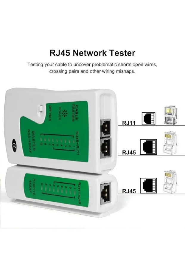 Yeni Nesil Cat5/6/7/8 Pense + Rj45 Rj11 8p8c Test Cihazı + 100 Adet Cover + 100 Adet Yeni Nesil Konnektör Network Seti