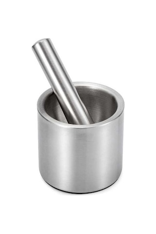 Pazly Cbtx 304 Paslanmaz Çelik Ezilmiş Sarımsak Ezici Balgam Pot Sarımsak Pot, Ev Manuel Taş Akrep Öğütücü Sütun Tipi Sarımsak Güveç Çok Renkli