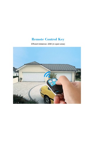 Kosona Sonoff Metal 4 Tuşlu 433mhz Rf Kumanda, 1527 Çip, 20m Mesafe, Jenerik Garaj/şerit/kaydırma Kapıları İçin Uyumlu