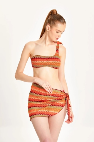 Too Salty Swimwear Kadın Bordo Dantelli Belden Bağlamalı Plaj Pareo Etek 24s112st Bordo