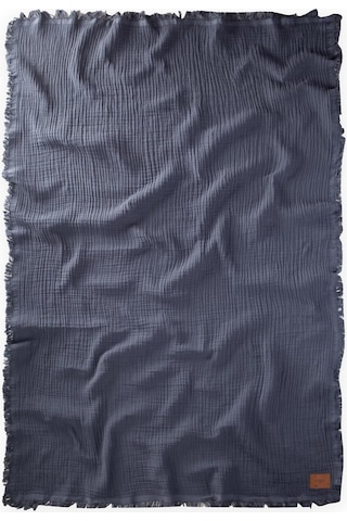 Cigit Müslin Dört Kat Yatak Örtüsü 200x220 Cm Antrasit Antrasit