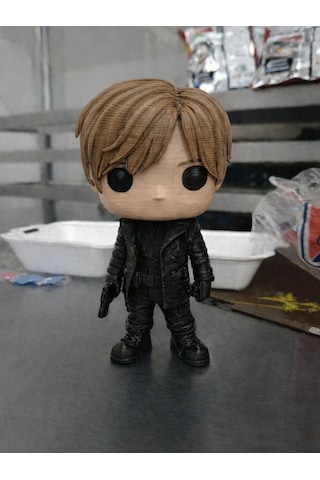 Resident Evil Leon S Kennedy Funko Pop Tarzı Koleksiyonluk Chibi Figür 10 Cm