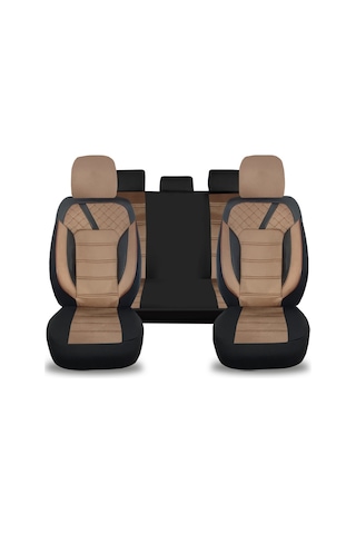 Pandami Oto Koltuk Kılıfı, Tam Set, Tay Tüyü / Taba