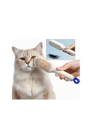 1 Adet Sihirli Geri Çekilebilir Kedi Tarak Kendini Temizleyen Kedi Fırçası Kolay Temizlenen Fırça