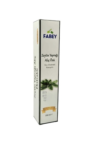 Fabey Zeytin Yaprağı & Alıç Özü Sıvı Ekstrakt Karışımı 250ml