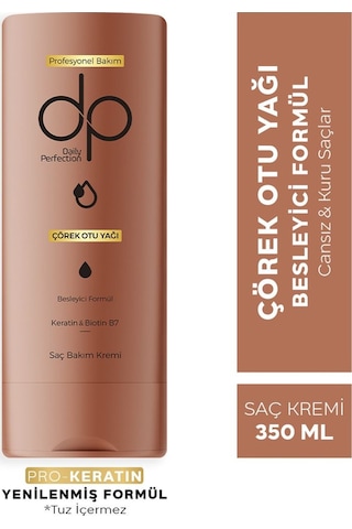 Dp Daily Perfection Saç Bakım Kremi Çörek Otu Yağı 350 ML