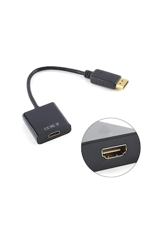 Displayport To Hdmi Display Port Hdmi Çevirici Dönüştürücü Adapto