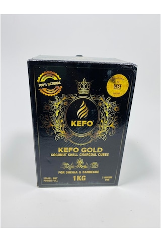 Kefo Marka Gold 1Kg Nargile Kömürü //Mangal Kömürü