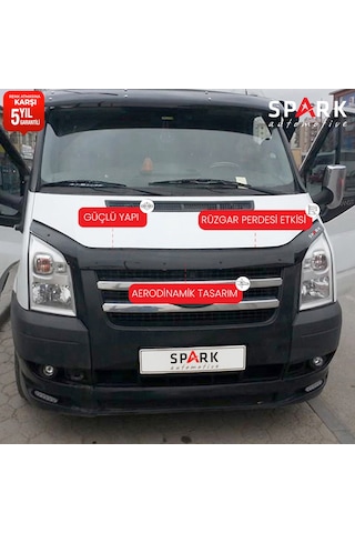 Ford Transit 2006-2013 Yıl Aralığı Uyumlu Ön Kaput Rüzgarlığı 4mm