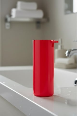Soft Pembe Şeffaf Akrilik Sıvı Sabunluk 250 Ml Diğer