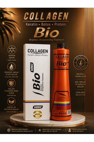 Bio Brezilya Saç Keretin Botox Protein Bakım 1000 Ml