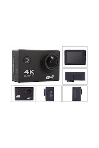 Aksiyon Kamerası Wi-Fi KS503 4K Ultra HD 170 Derece 32 Gb
