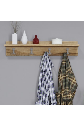 Ferniso Mobilya 80 Cm Duvar Askılık Çam