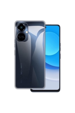 Tecno Uyumlu Camon 19 Pro Kapak 1mm Süper Silikon Şeffaf Kılıf
