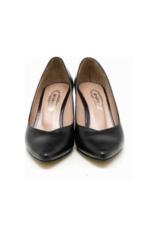 Topuklu Kadın Rc-4009 Deriden Siyah Siyah