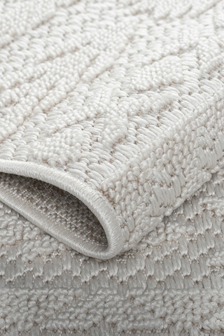 Badelya Home Krem İskandinav Modern Tasarım Sisal Bukle Özel Ölçü Salon Oturma Odası Koridor Mutfak Halısı Yolluk