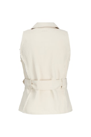 Jack & Jones Kadın Kemer Detayli Denim Yelek - Elly - 12279662 Raw Ecru Ekru