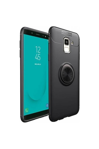 Samsung Uyumlu Galaxy J6 (Sm-J600F) Yüzüklü Manyetik Ravel Kilif 513341820