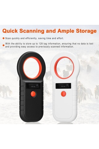 Createtech Pet Kablosuz Emıd/fdx-b Şarjlı Tarayıcı, Beyaz