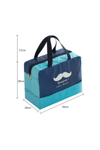 Gajeena Kuru Ve Islak Ayırma Özellikli Büyük Kapasiteli Spor Çantası - Plaj Ve Havuz İçin Pratik Çözüm Çok Renkli