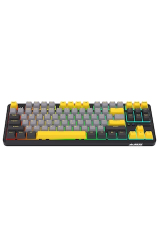 K870t Pro Siyah Mekanik Klavye + Aj139 V2 Siyah Oyuncu Mouse Seti