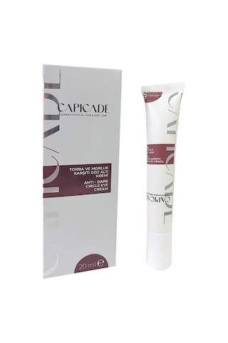 Capicade Torba Ve Morluk Karşıtı Göz Altı Kremi 20 ML