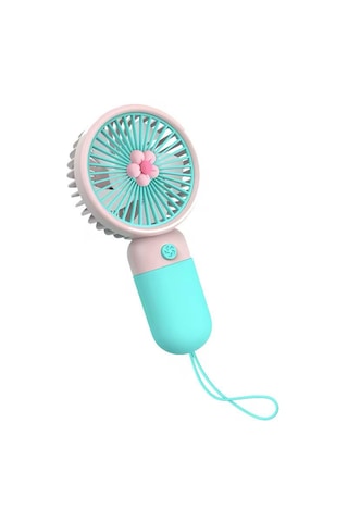 Mini El Fanı Şarjlı Taşınabilir Serinletici Vantilatör Pembe