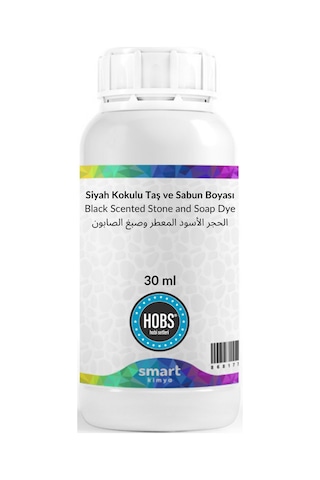 Hobs Siyah Kokulu Taş Ve Sabun Boyası 30 Ml