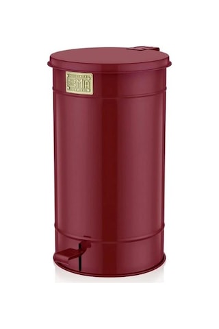 The Mia GLV0745 Çöp Kovası Bordo 24 L Bordo