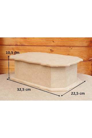 Ham Ahşap Kutu Lüks Osmanlı Model