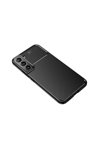 Samsung Uyumlu Galaxy S22 Plus Kılıf Karbon Silikon Case Kapak
