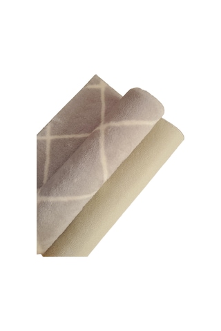 Jassrug Royal Kaymaz Taban Banyo Halısı 50x80 Diamond Gri Gri