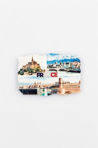 Fransa Temalı Fresco Magnet
