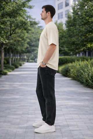 Alexandergardi Alexandergardı Basic Oversize T-shirt Bej