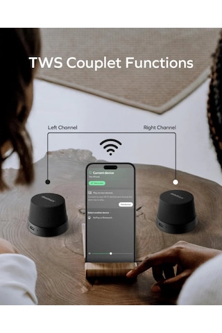 Momax 1-vibe Go Magnetic Wireless Taşınabilir Kablosuz Hoparlör Pink