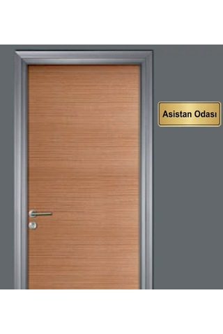 10X20 Cm Asistan Odası Yazılı Metal Yönlendirme Levhası