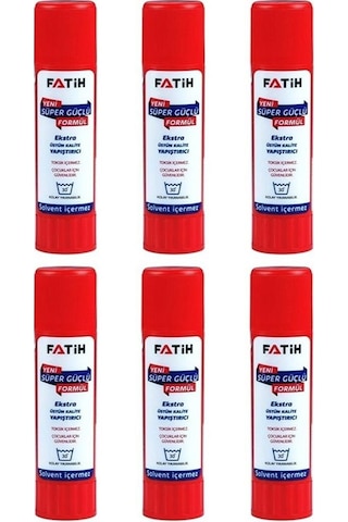Glue Stick Yapıştırıcı Katı Yapıştırıcı 40 Gr Ruj Yapıştırıcı 6 A