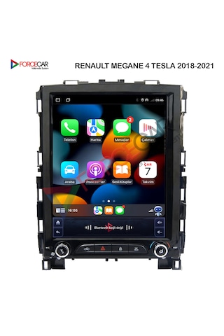 Renault Megane 4 Tesla Ekran Android 4 64 Kablosuz Carplay