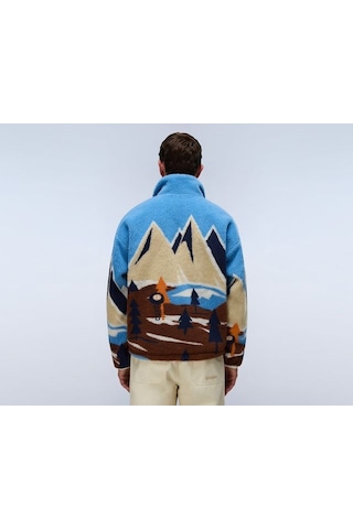 Napapijri T-fleece Fz Erkek Outdoor Polar Ceket Np0a8ao4fxc1 Çok Renkli