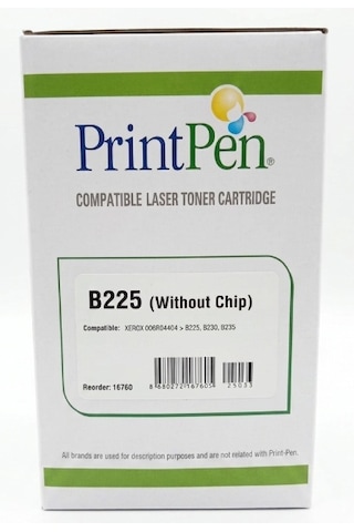Prıntpen Xerox B225,b230,b235 006r04404 Chipsiz 6k Siyah Toner