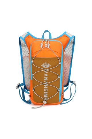 Ruicoo Oranj Çok Amaçlı Katlanabilir Outdoor Sırt Çantası: Işık Yansıtan Spor, Koşu, Bisiklet İçin Su Geçirmez, Hafif, Organize Depolama Bölmeli Turuncu