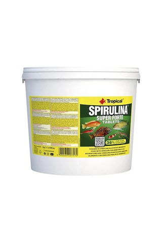 Tropical Super Spirulina Forte Tablet 25 Gr - Otçul Balık Yemi K