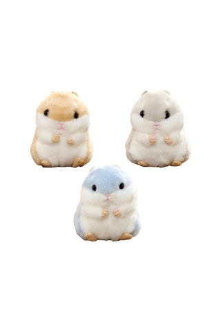 Piraye Gift Hamster Anahtarlık Çanta Süsü Peluş Anahtarlık