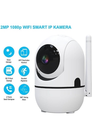 Alpsmart As680-ıp Akıllı Wi-fi Ip Kamera Full Hd 1080p