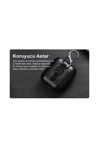 Uyumlu Deri Kaplama Silikon Kulaklık Kılıfı
