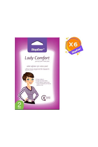 Stopever Lady Comfort Isıtıcı Ped - 6X2 Adet